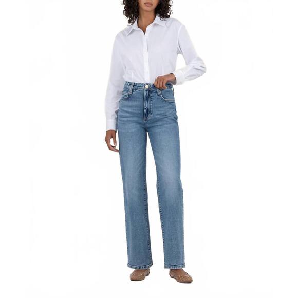KUT FROM THE KLOTH Denim - NEW KUT FROM THE KLOTH sienna high rise wide leg jean in decisive
